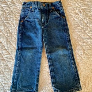 Toddler Wrangler Blue Jeans